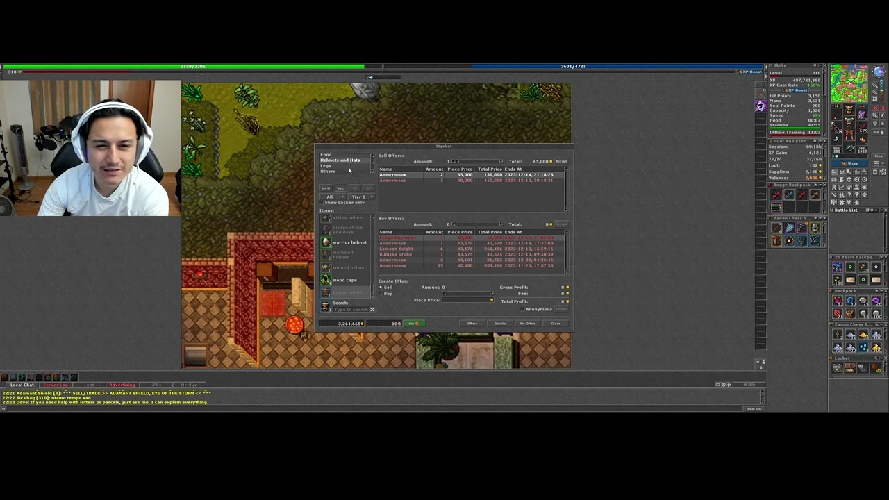Tibia: Guia para subir rapido a un Royal Paladin 8-150 LVL