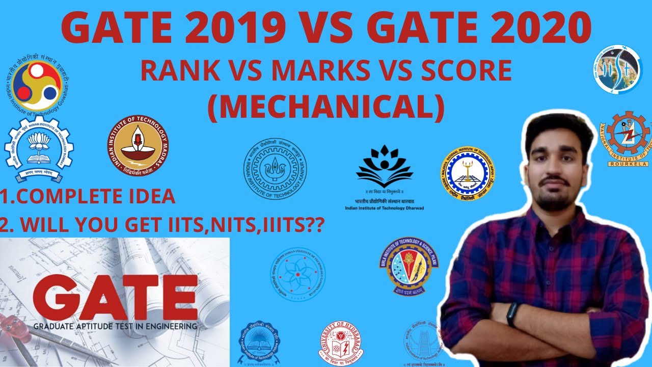 🔥GATE 2019 VS GATE 2020 🔥||MECHANICAL||RANK VS SCORE VS MARKS||IITS,NITS,IIITS||SIDDHARTHA LIVE
