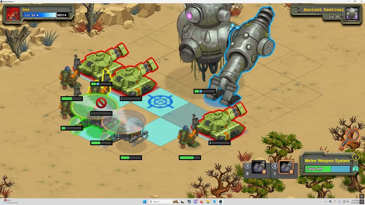 Battle Nations: Ancient Sentinel Fight