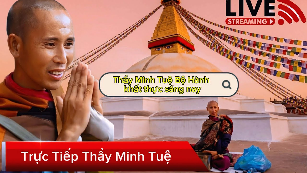 Thầy Minh Tuệ Khất Thực Sáng-Cảnh sát xuất hiện