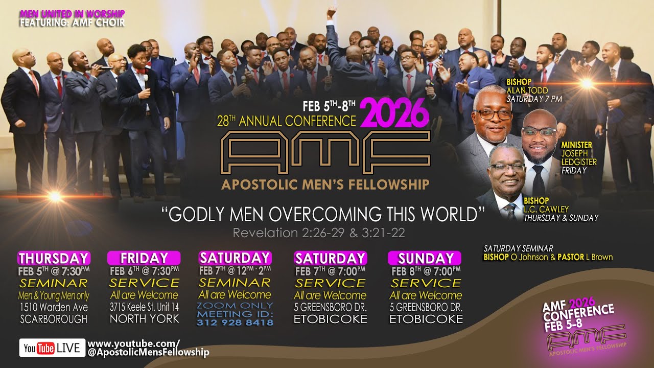 Apostolic Men's Fellowship 2026 | SUNDAY NIGHT
