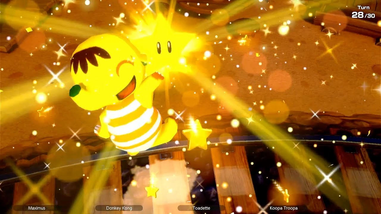 Super Mario Party Jamboree - Eloise, Donkey Kong, Toadette, Koopa - Western Land (30 Turns)