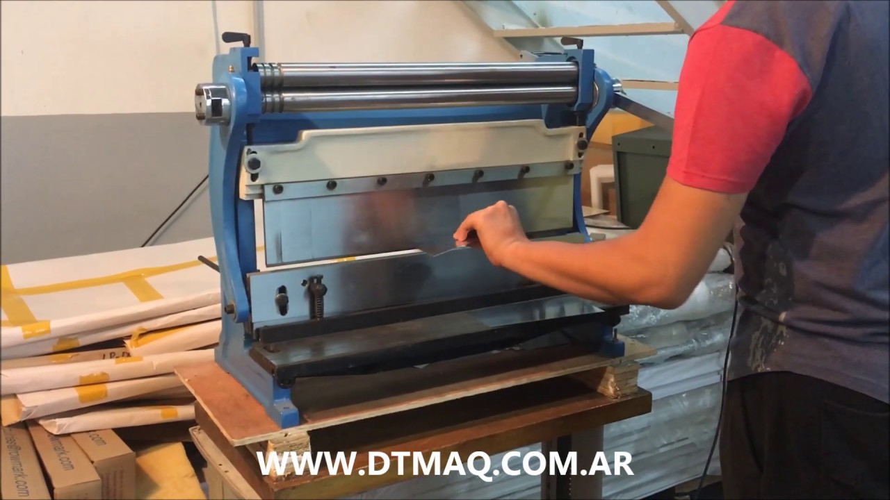 Guillotina combinada 3 en 1 de 610 mm Corta, Pliega y Cilindra