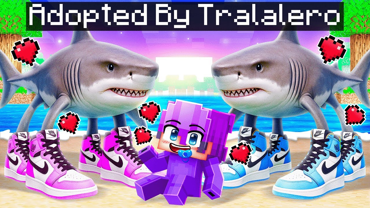 Adopted by TRALALERO TRALALA in Minecraft!