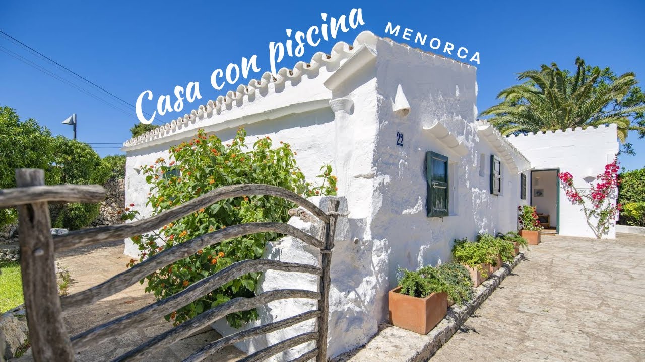 CASA DE CAMPO con piscina y terreno al lado de Sant Lluis [MENORCA] Ref.29570