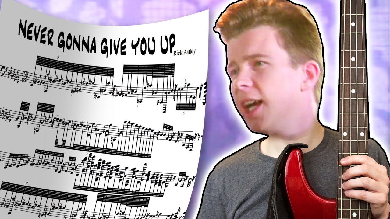 If NEVER GONNA GIVE YOU UP Was The Hardest Song In The World