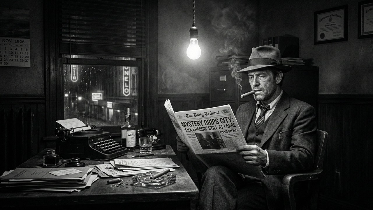 Long Night at the Office, Detective? | A 1920s Noir Mystery OST