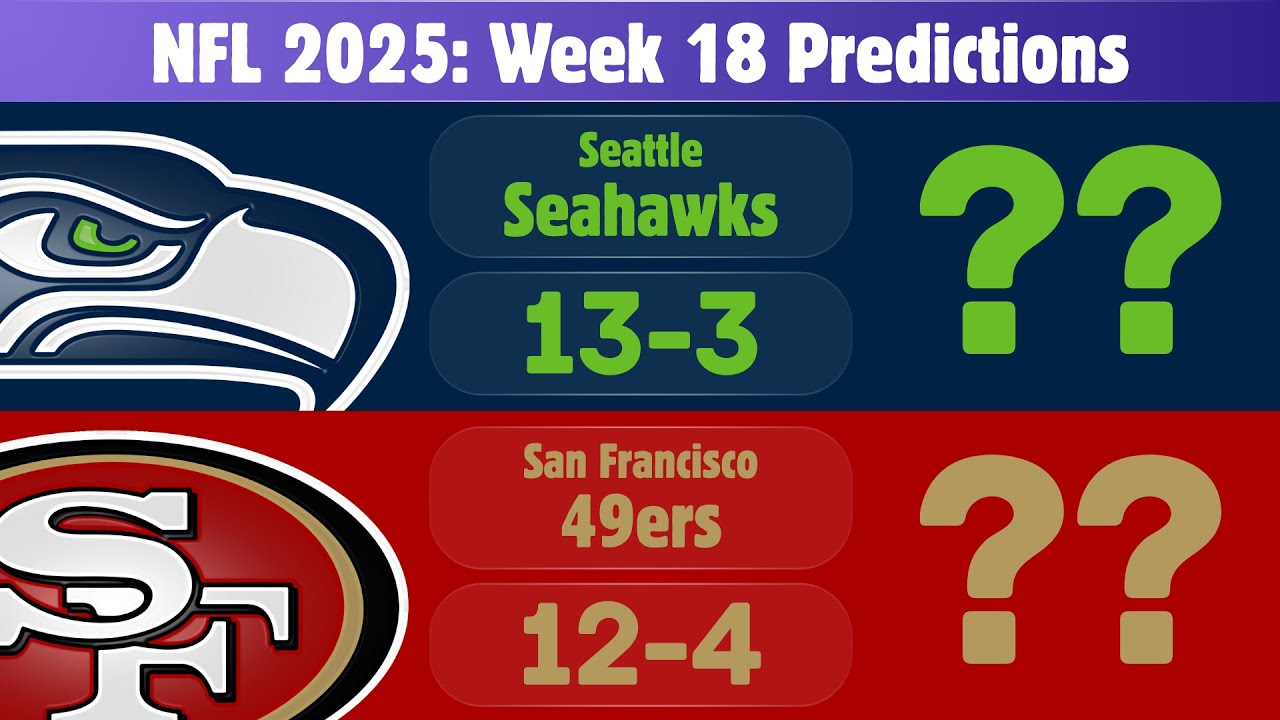 NFL 2025: Week 18 Predictions