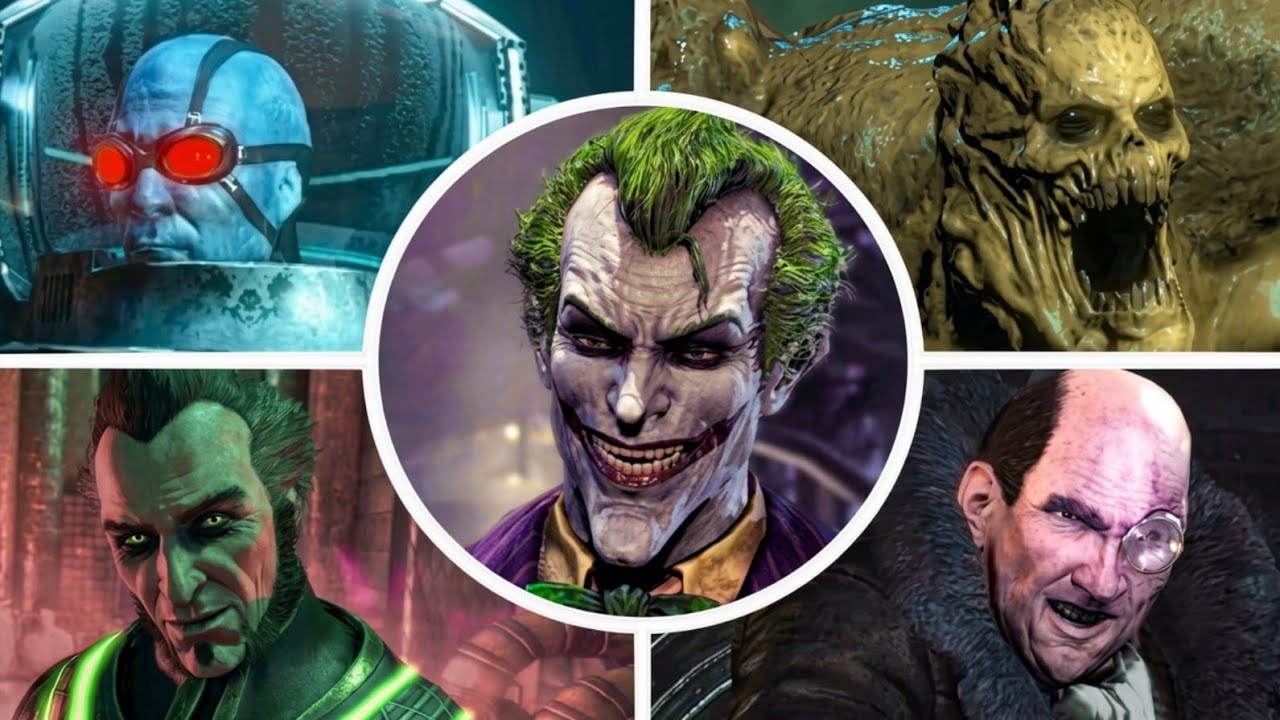 Batman Arkham City + DLC - All Bosses (Return To Arkham)