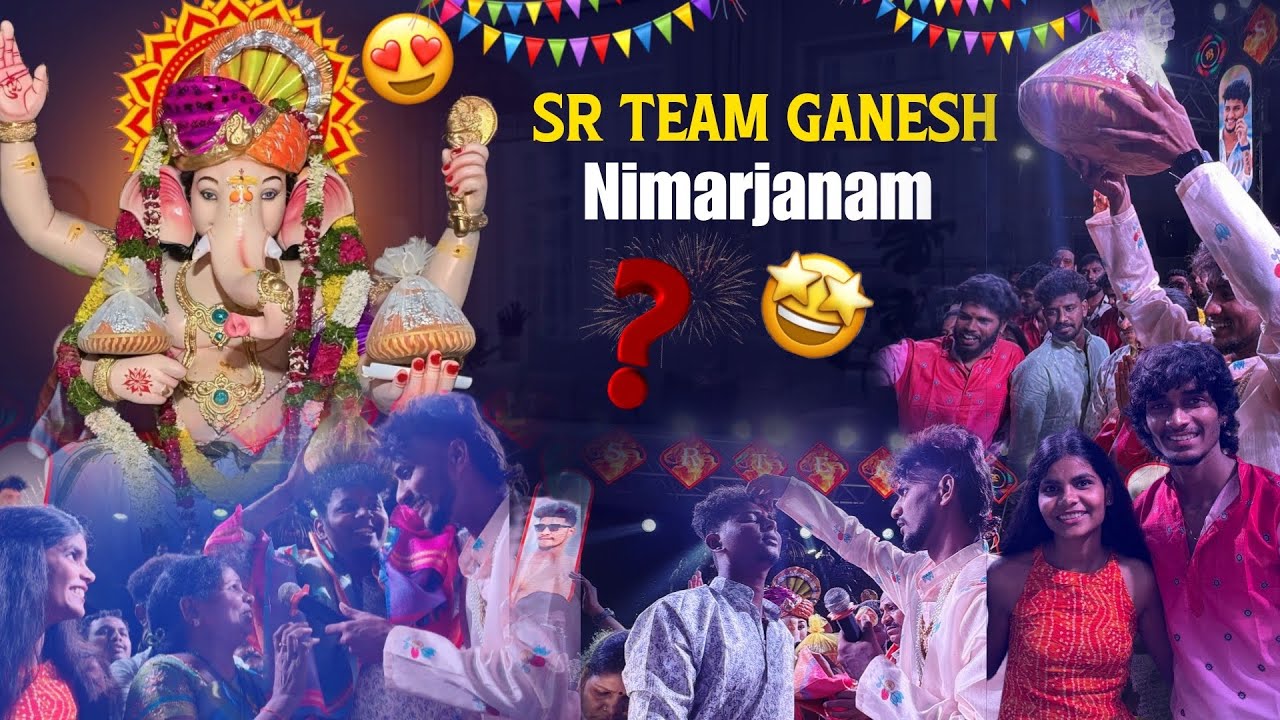 SR TEAM GANESH NIMARJANAM || @ROWDYRAVI_18 ||
