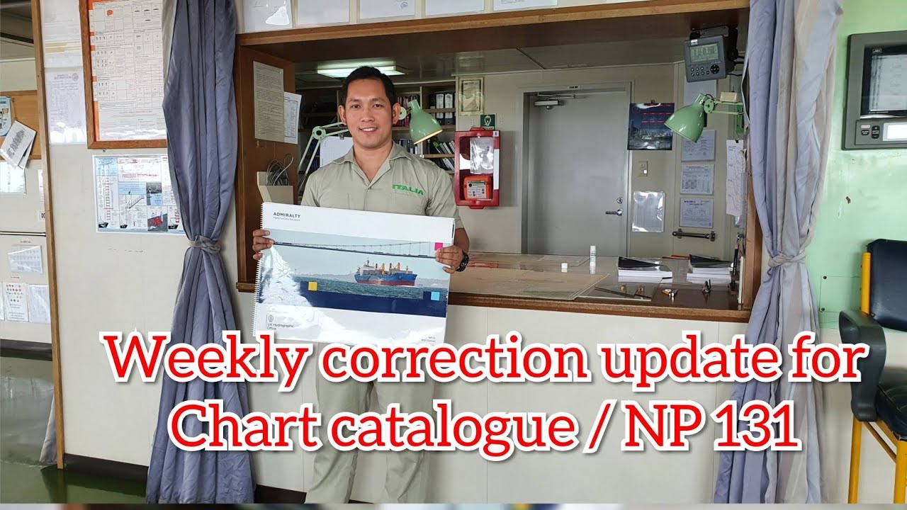 Weekly Correction Updates for Chart Catalogue / NP131 / Seamans vlog