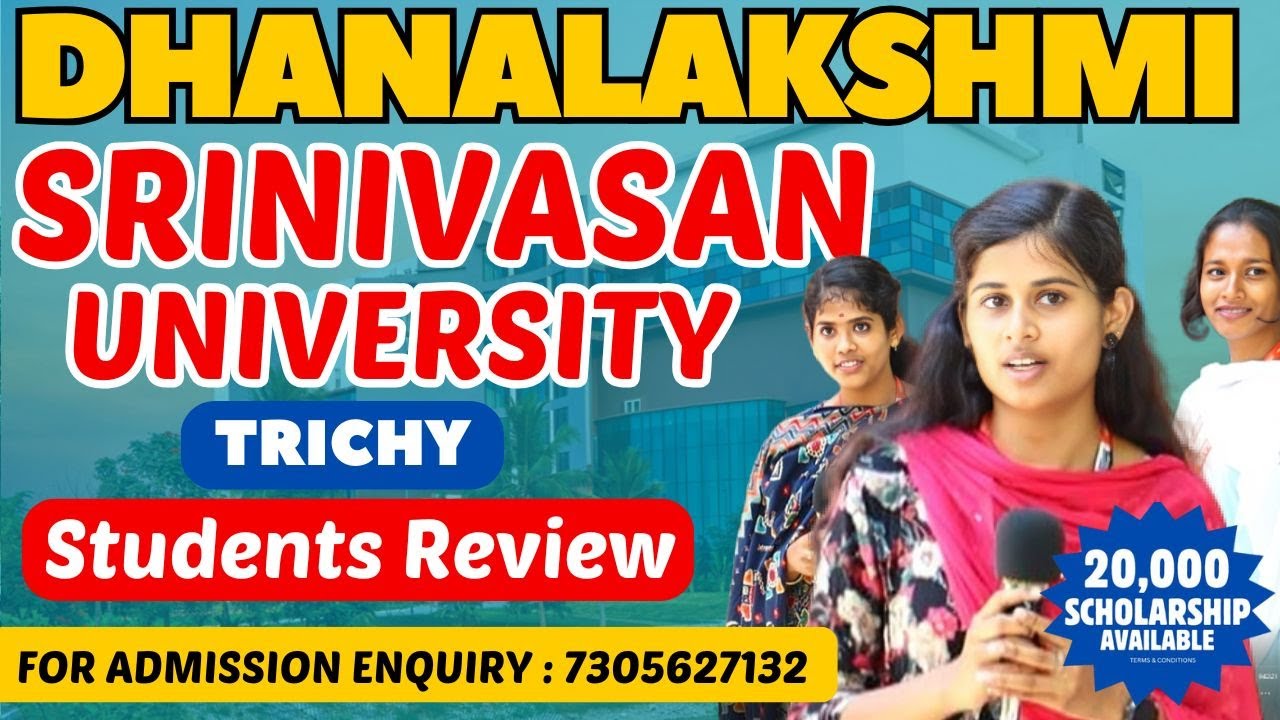 Dhanalakshmi Srinivasan University Trichy |Student Review| Fees| Placementl #dsu #tnea2024#dsutrichy