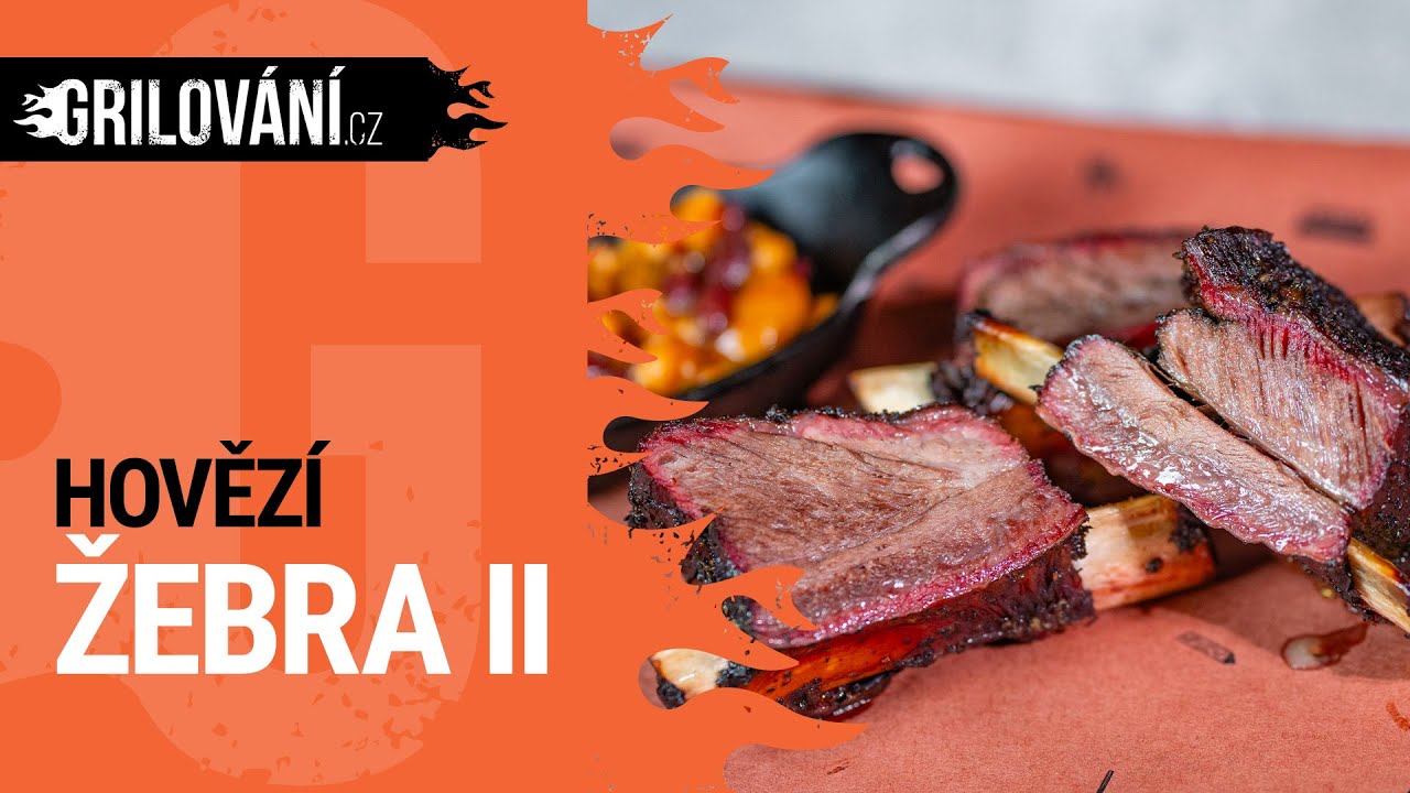 RECEPT na gril: 🐂Hovězí žebra v grilu Weber Smokey Mountain