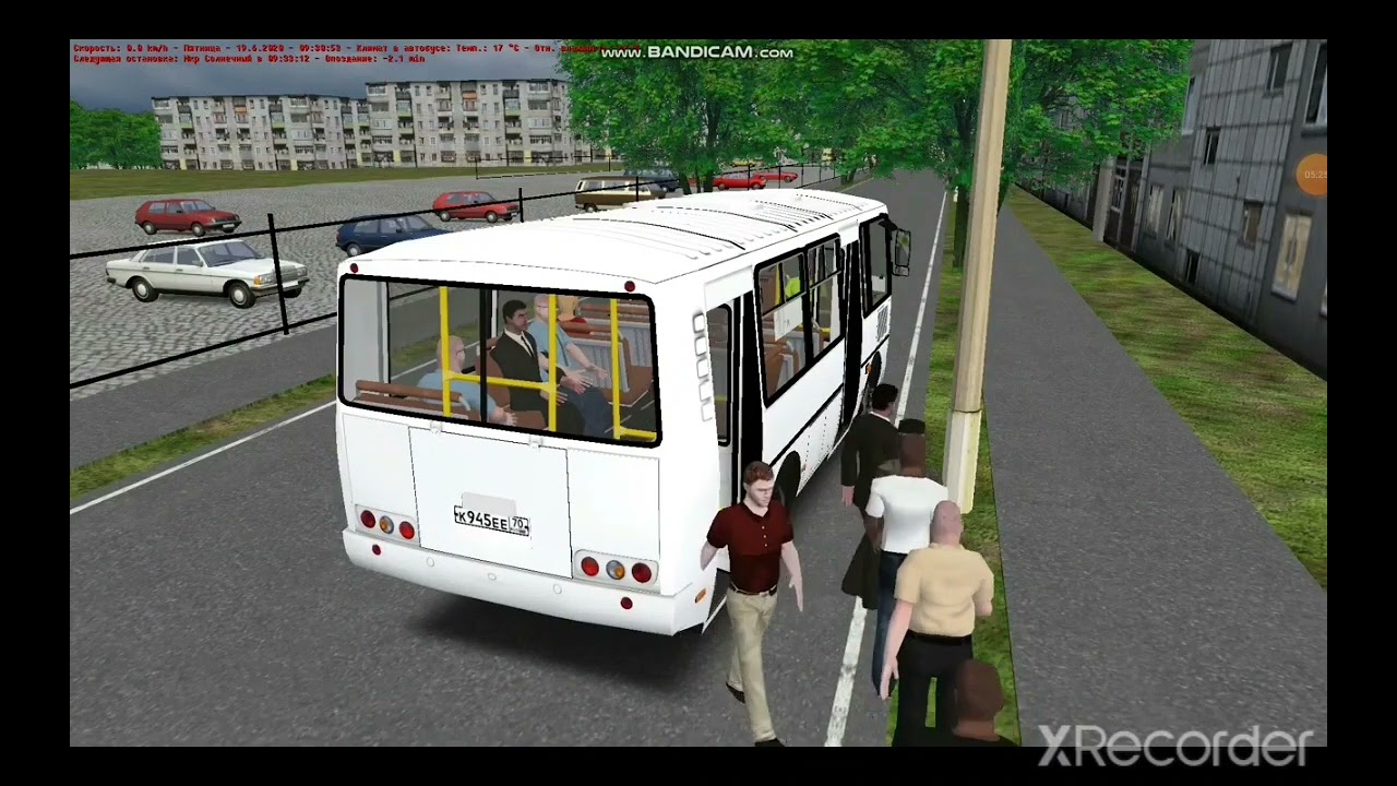 omsi 2 Паз 3205  Русская глубинка маршрут 10