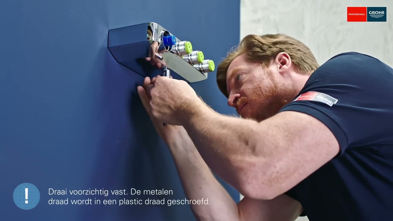 How to: een GROHE Euphoria 310 SmartControl Douchesysteem Installeren