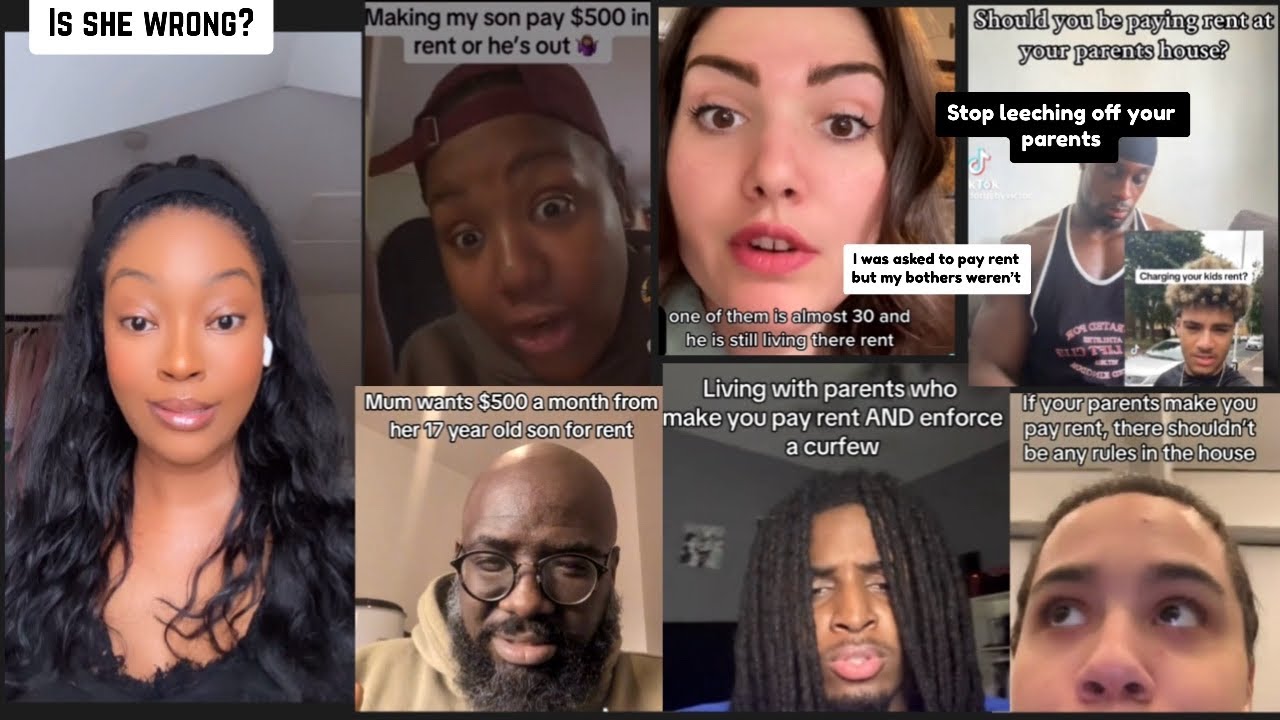 Parents who ask their adult children to pay rent are being dragged 