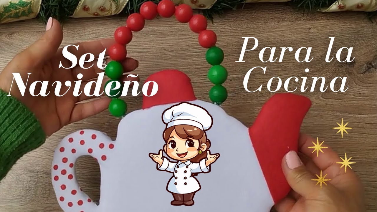 3 IDEAS NAVIDEÑAS PARA LA COCINA/IDEAS NAVIDEÑAS ÚTILES/DIY CHRISTMAS DECOR/ARTESANATO.