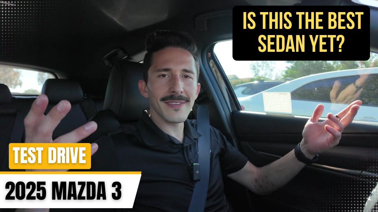2025 Mazda3 Review & Test Drive | Compact Car Highlights with Omar
