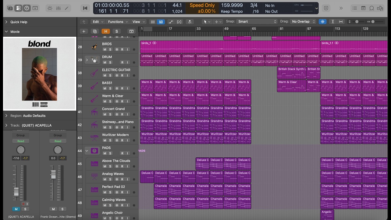 Pink + White - Frank Ocean - instrumental remake (BEST ON YOUTUBE)