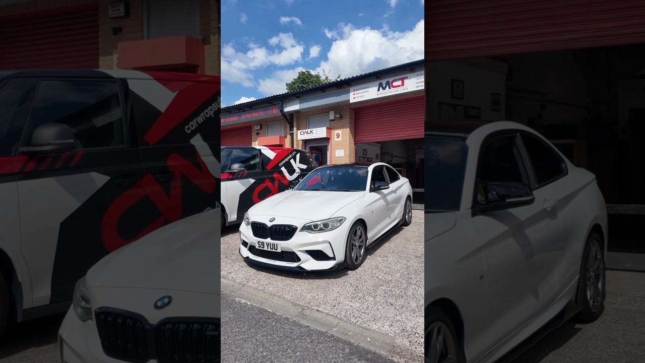 BMW M240i - GLOSS BLACK ROOF - ROOF WRAP - MANCHESTER - CAR WRAPS UK - #carwrapsuk #wrap #roofwrap