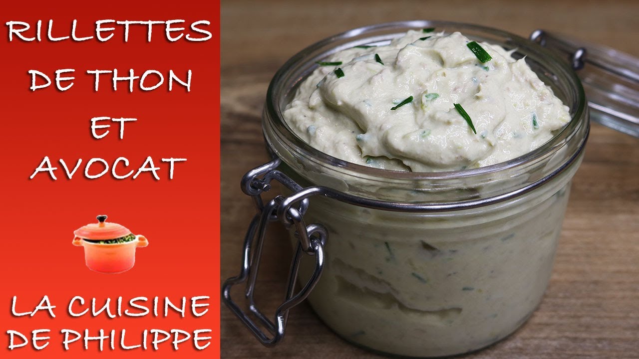 Rillettes de thon et avocat
