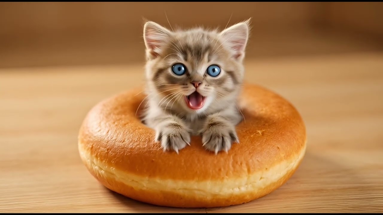 The Smallest Cat in the World, Sitting on a Fingertip