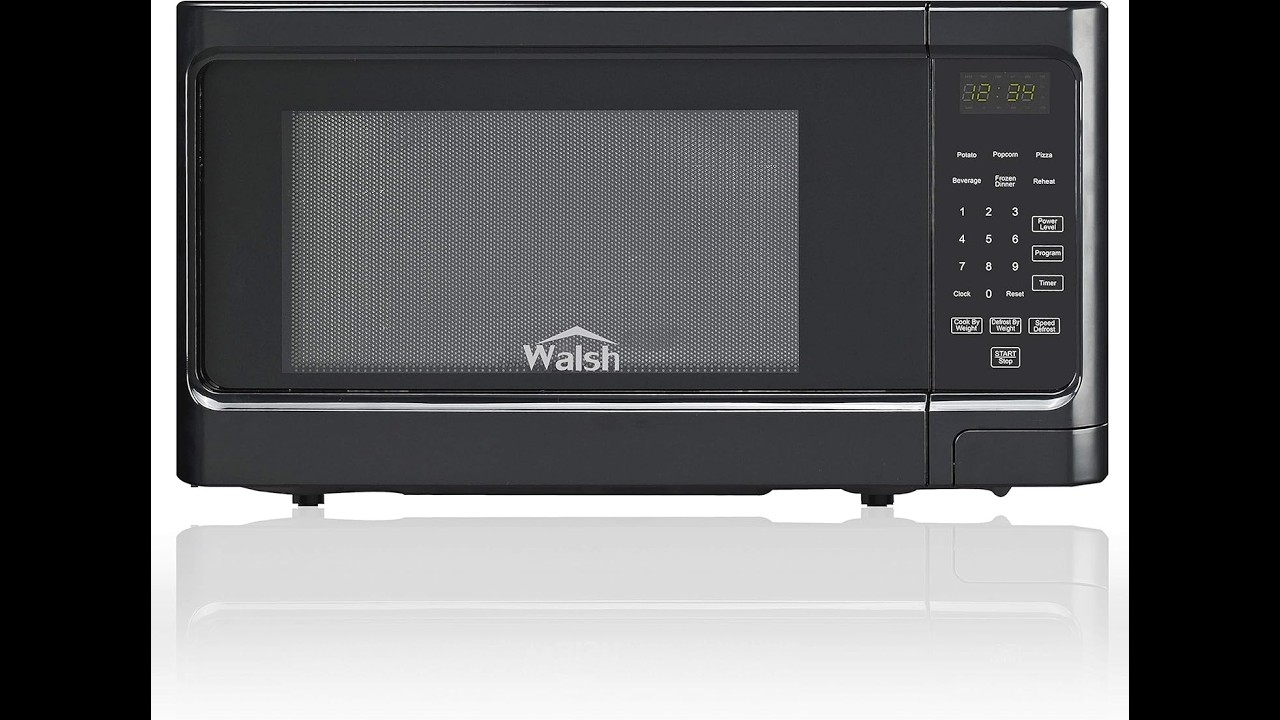 Walsh 1.1 Cu.Ft Black Microwave Review - Pros & Cons - Walsh Microwave Oven