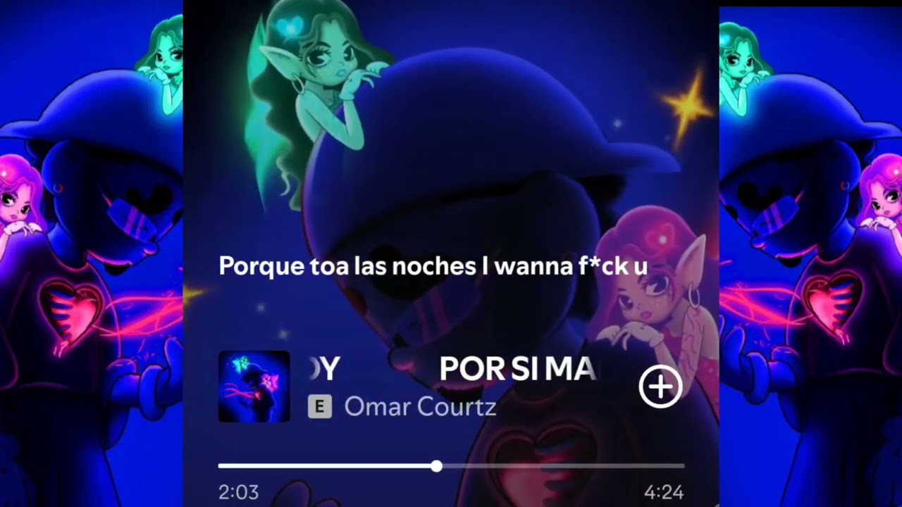 Omar courtz/ POR SI MAÑANA NO ESTOY/LETRA