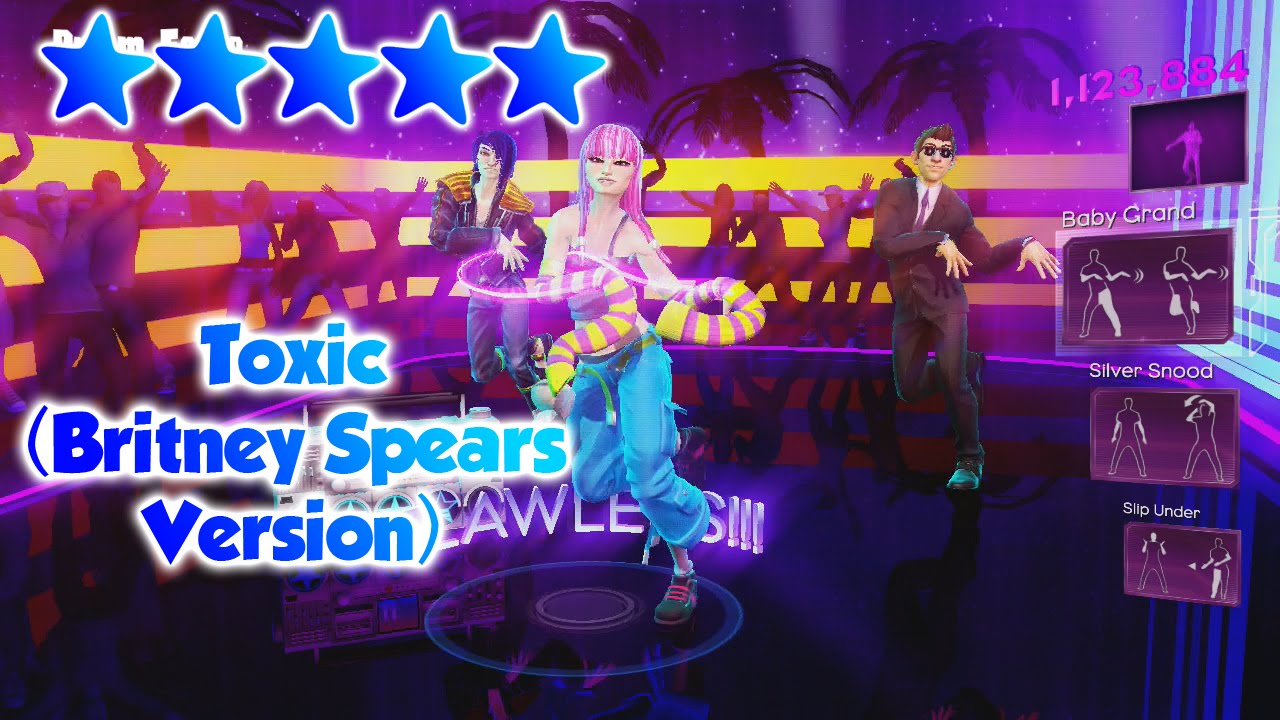 Dance Central 3 - Toxic (DC2 Import) - Britney Spears Version - 5 Gold Stars