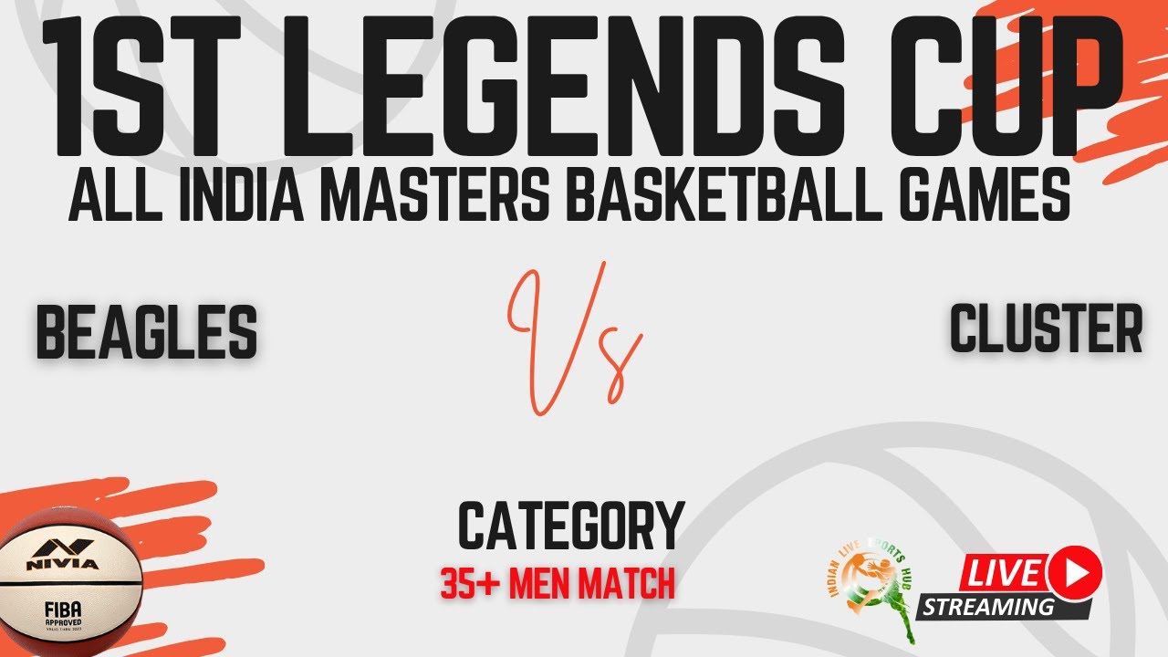 БИГЛЬ против КЛАСТЕР || 35+ МУЖЧИНЫ | 1-й Кубок Легенд All India Masters 🏀 Игры Гоа