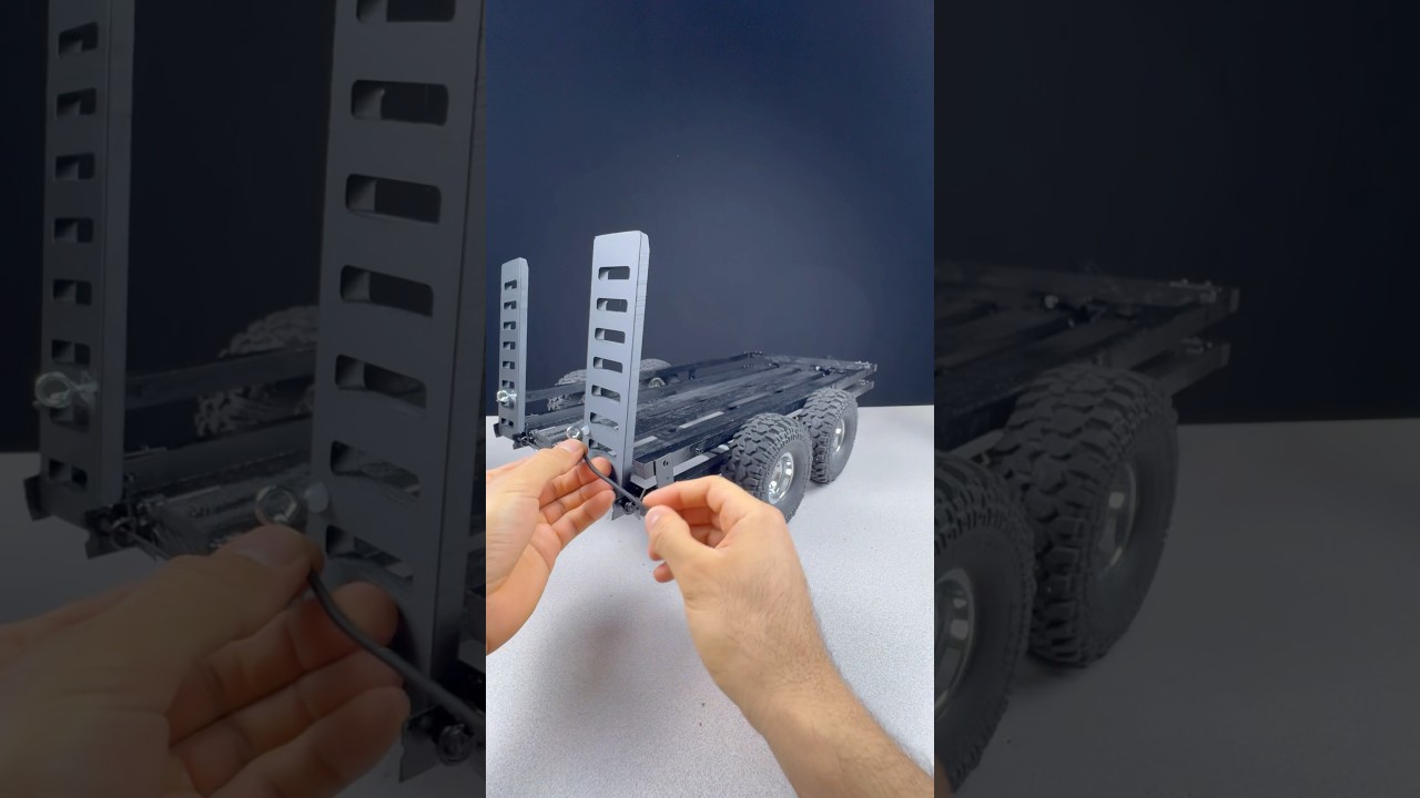 Handmade RC Trailer 1:10 Scale #4x4 #automobile #rccar #offroad #traxxas #rc #traxxas #miniature