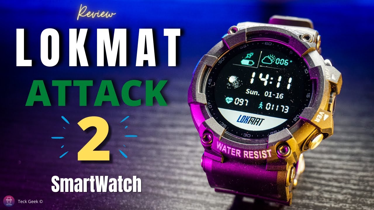 LOKMAT ATTACK 2 ⌚️| Budget Rugged smartwatch | Unboxing & review..!