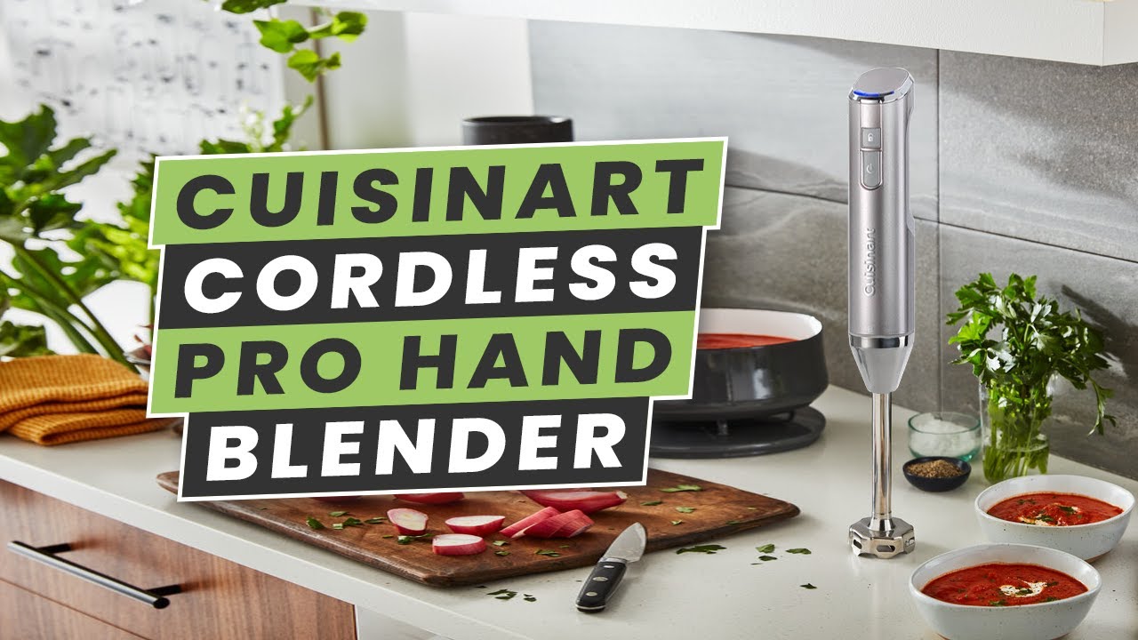Cuisinart RHB100U Cordless Pro Hand Blender | Blender Review