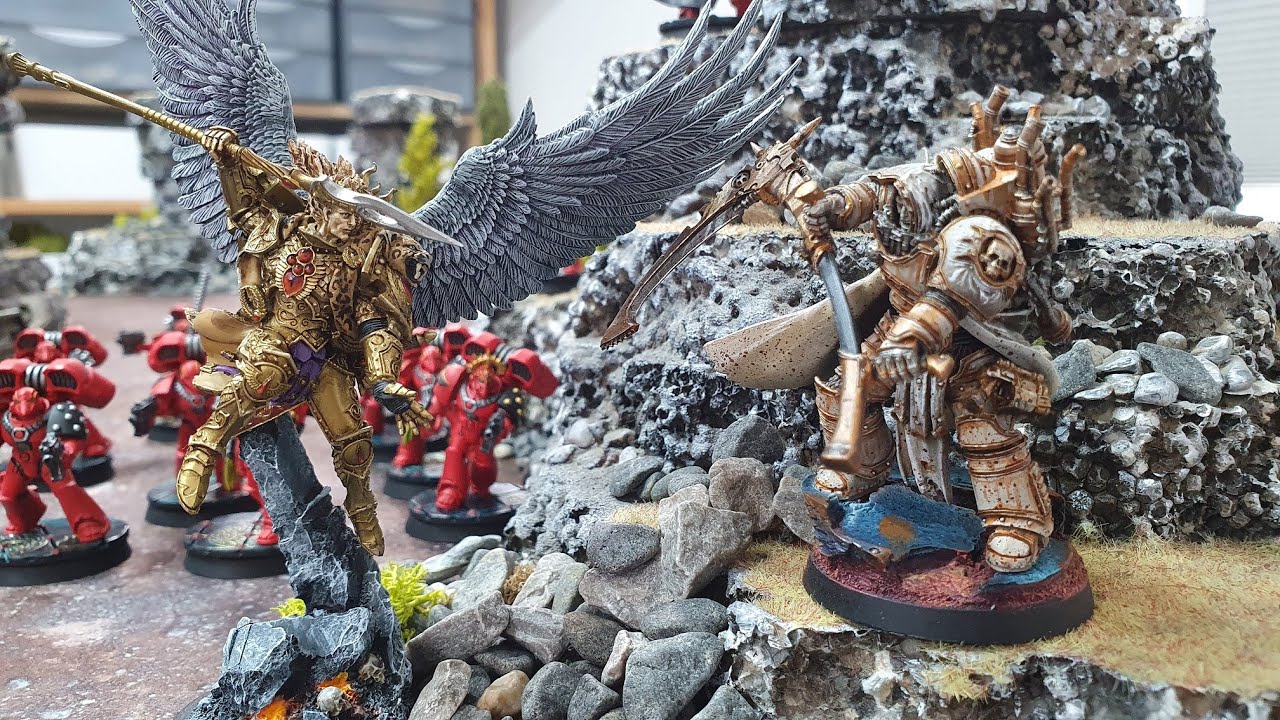Sanguinius v Mortarion, Blood Angels v Death Guard, Warhammer Horus Heresy battle report