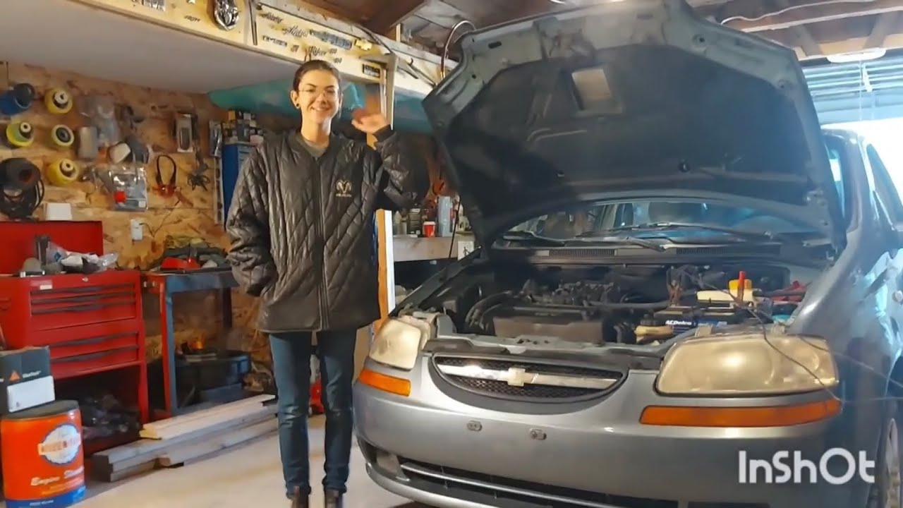 Замена ремня ГРМ и водяного насоса Chevy Aveo 1.6L E-Tech II 2005 года, часть 1