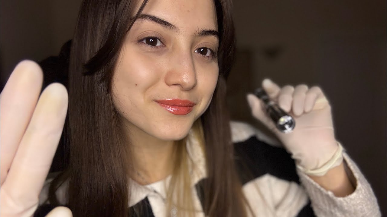ASMR || Cranial Nerve Examination. Personal Attantion || Writing || Gloves sounds *soft spoken*