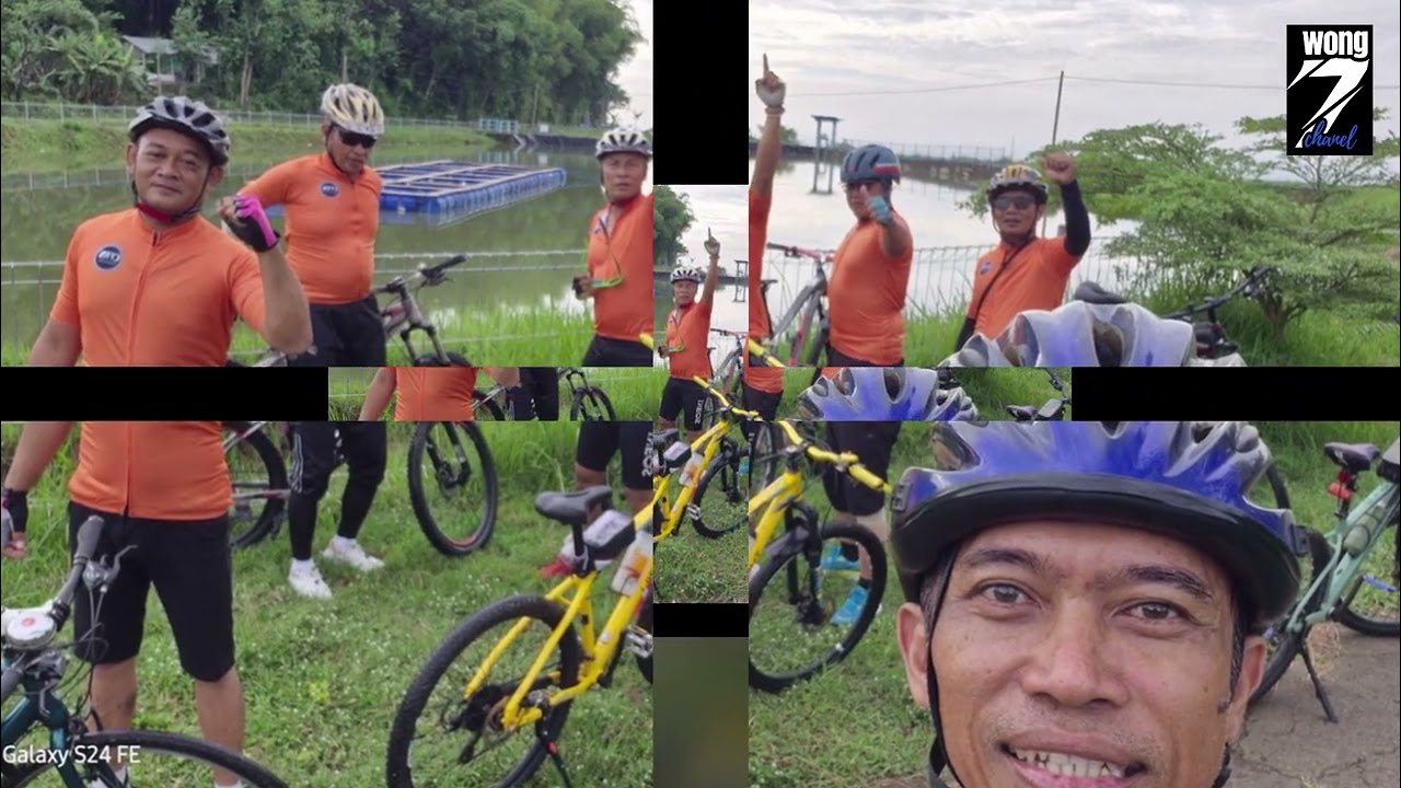 Wong7 gowes santai Embung Terung Magetan#Mtb#cycling #gowes #foryoupage #magetan 