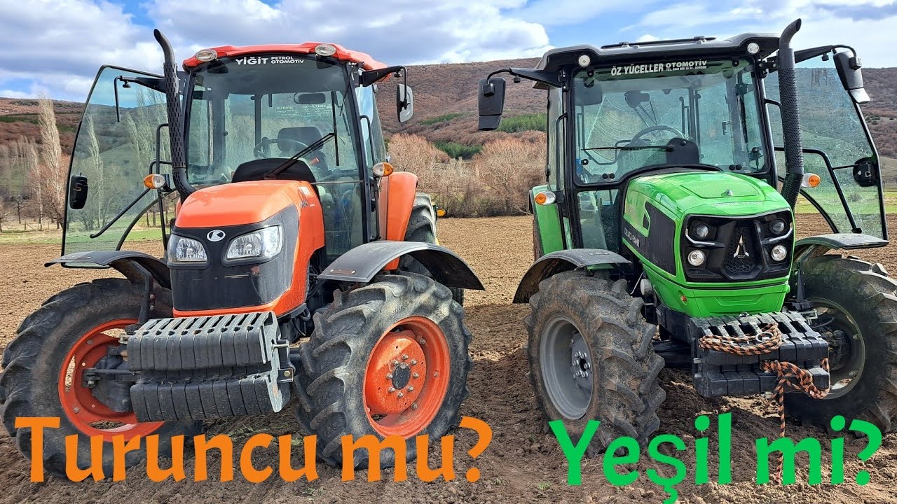 İki canavar marka. Senin tercihin hangisi olurdu Kubota mı, deutz fahr mı? Diğeri varsa yoruma yaz..