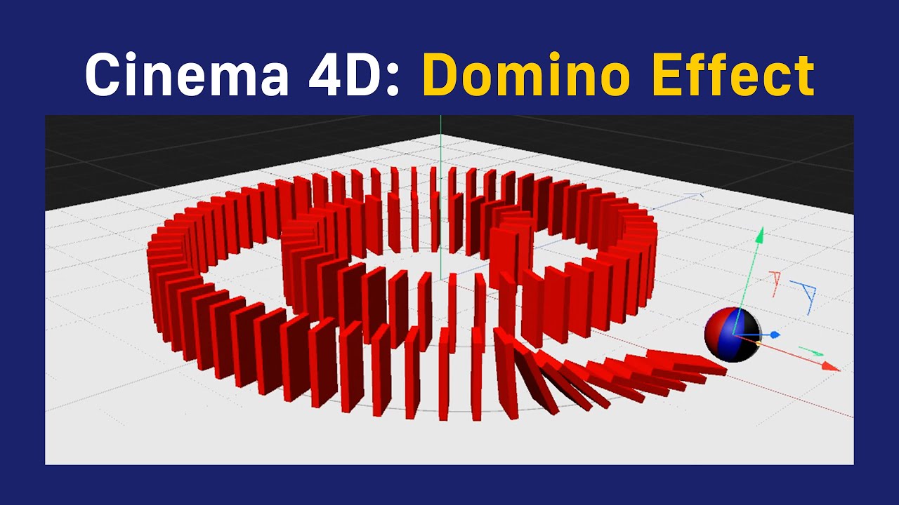 Cinema 4D: Creating a Domino Effect