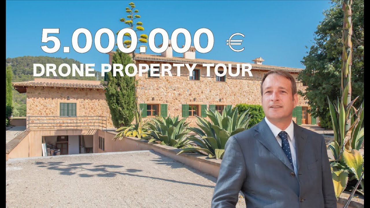 Mallorca Real Estate | Brand new 5.000.000&euro; luxury finca in Establiments | DRONE PROPERTY TOUR !