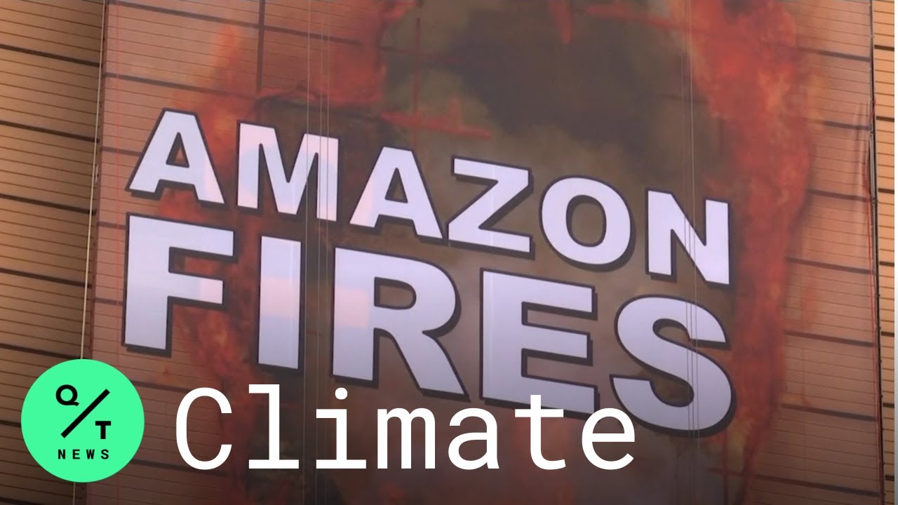 Activists Climb European Commission HQ in Protest Over Amazon Fires