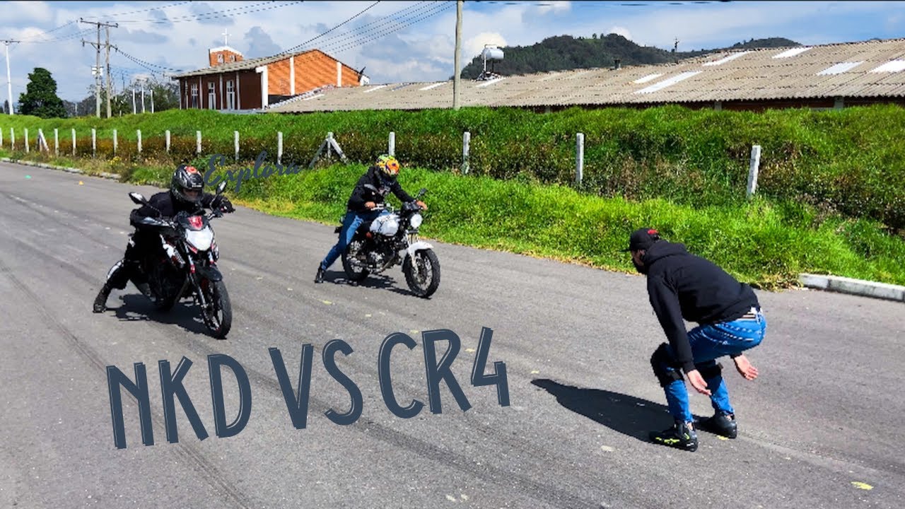🥊 AKT NKD 125 (200CC) vs AKT CR4 125 (200CC) | DRAG RACE 400 mts 🏁