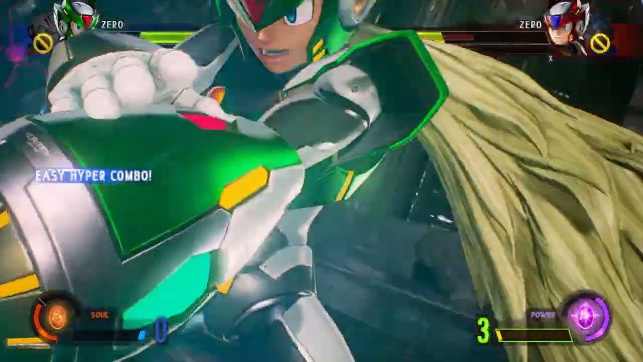 Marvel vs Capcom Infinite arcade mode as X wave1 and Zero wave1