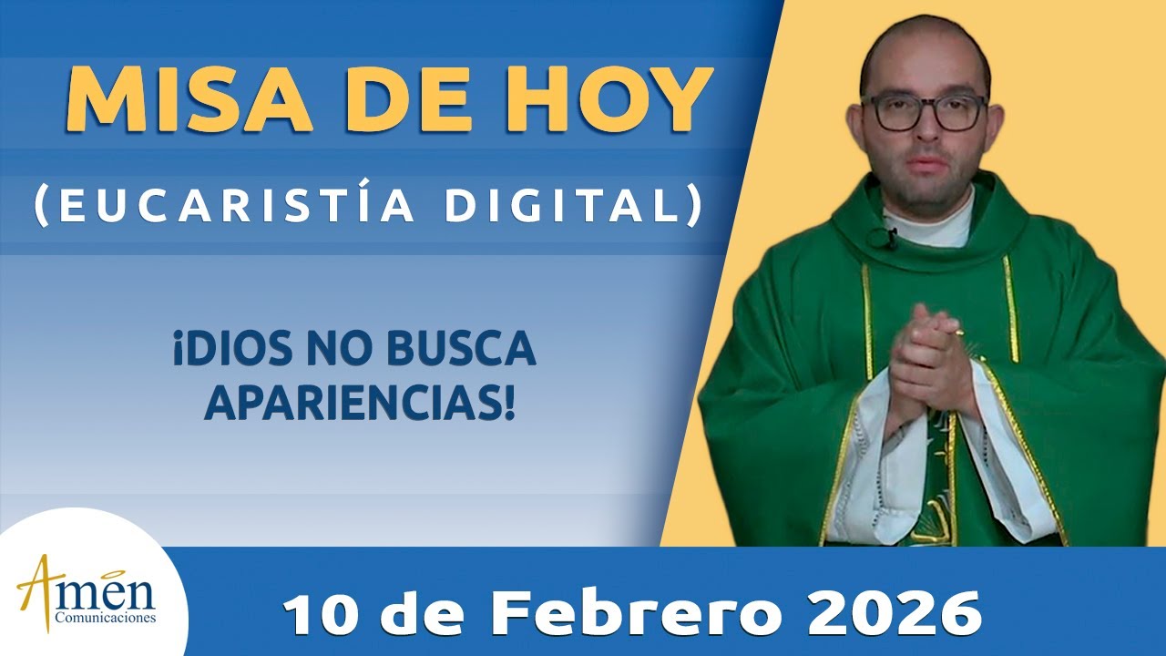 Misa de hoy Martes 10 Febrero de 2026 l Padre Carlos Yepes | Eucaristía Digital | Misa de Hoy