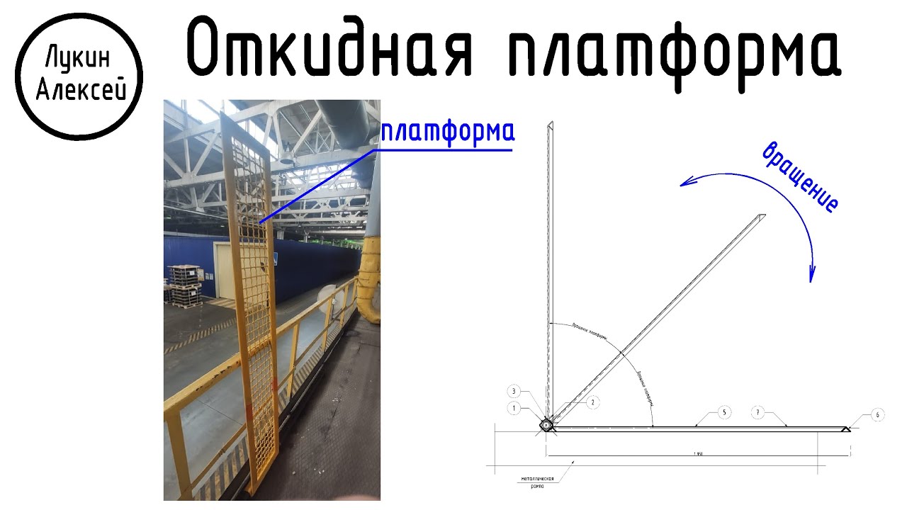 Откидная платформа. Откидной мостик. Проект по фотографии и видео / Мои проекты