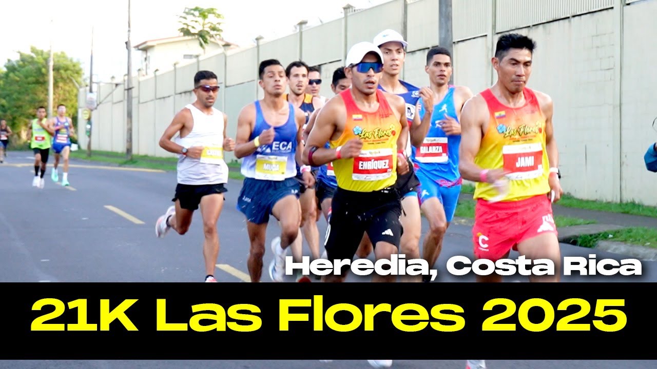 EN VIVO: 21K LAS FLORES. HEREDIA, COSTA RICA 2025.