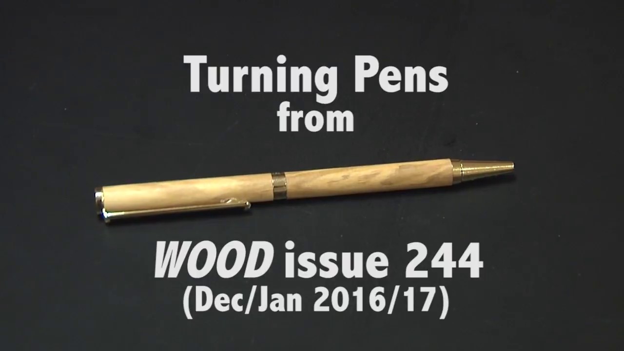 How To Turn A Pen On A Lathe - WOOD magazine