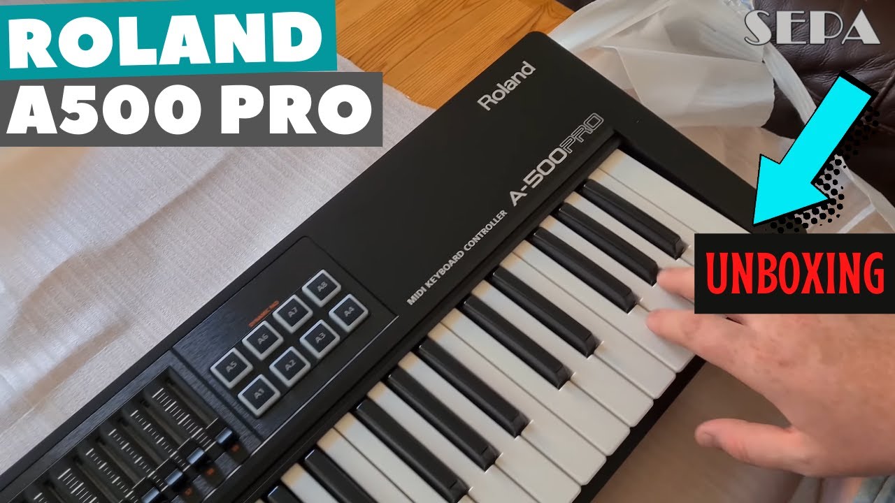 Roland A-500 PRO 2021 is a fantastic USB Midi Keyboard. Let's do an Unboxing.