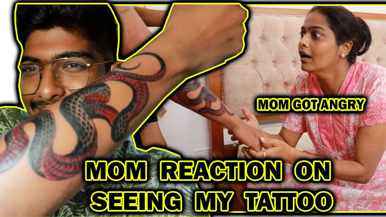 MY MOM REACTION ON MY BIG TATTOO || WAS SURPRISED || Justbanana