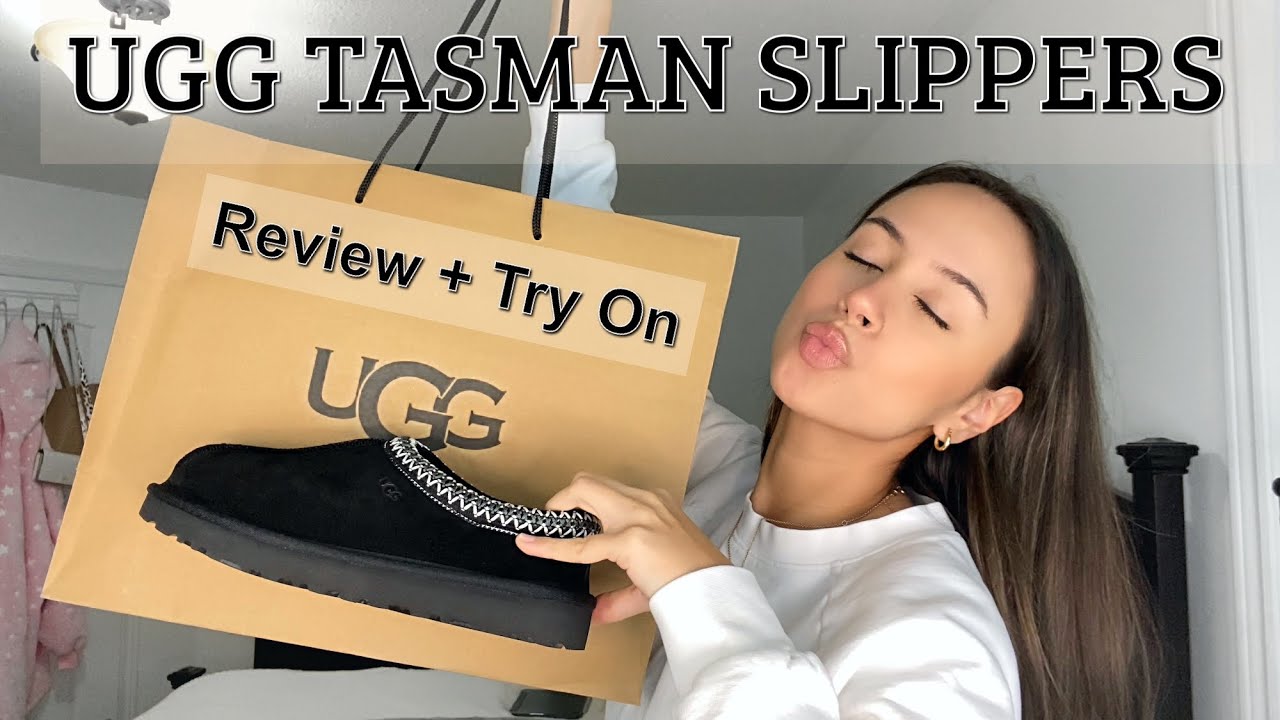 Распаковка и обзор тапочек UGG TASMAN | Николь Энн